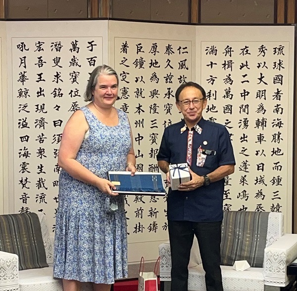 写真：表敬の様子1