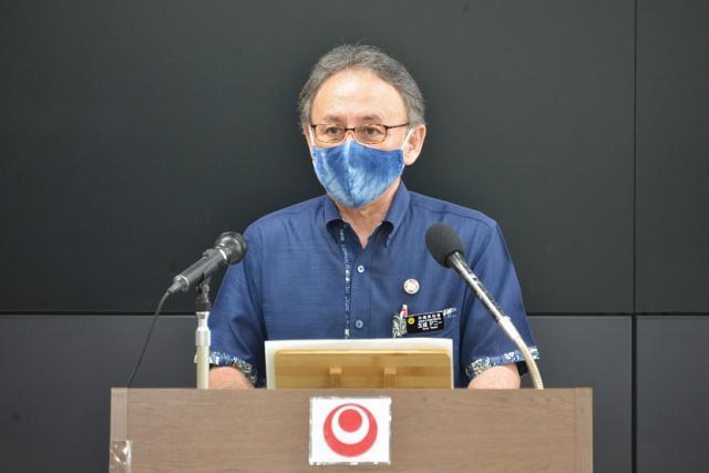 写真：玉城知事会見の様子1