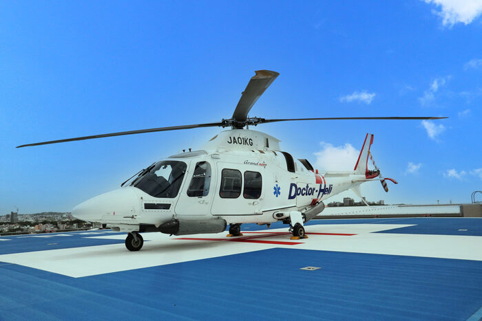 写真:ドクターヘリ機体