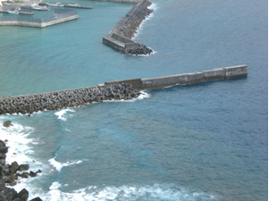 写真：高潮・波浪対策の整備前