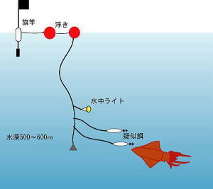 イラスト：旗流漁業