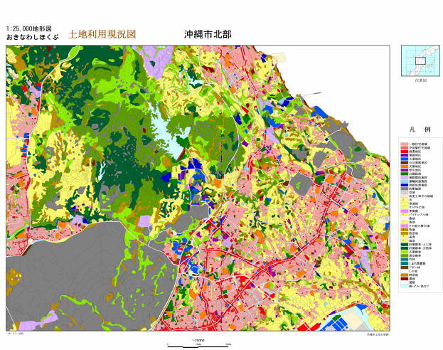 イラスト：土地利用現況図