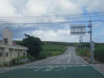 写真：県道110号線バイパス終点側