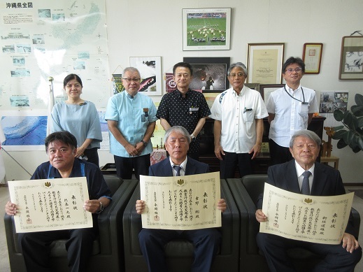 写真：受彰報告会の様子