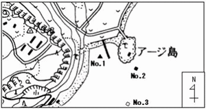 地図：アージ島1