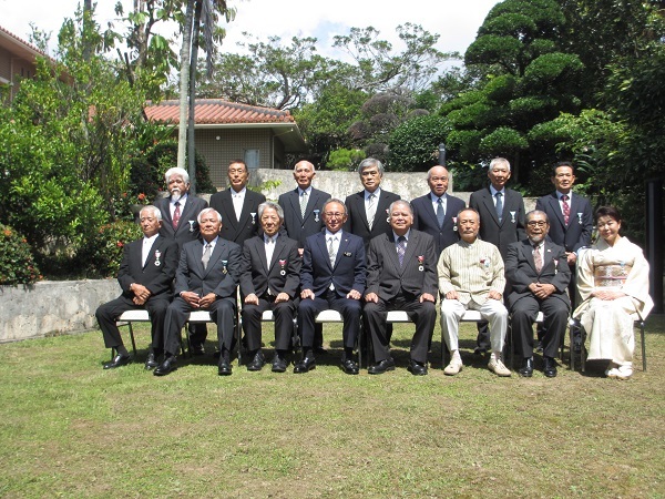 写真：春の叙勲伝達式