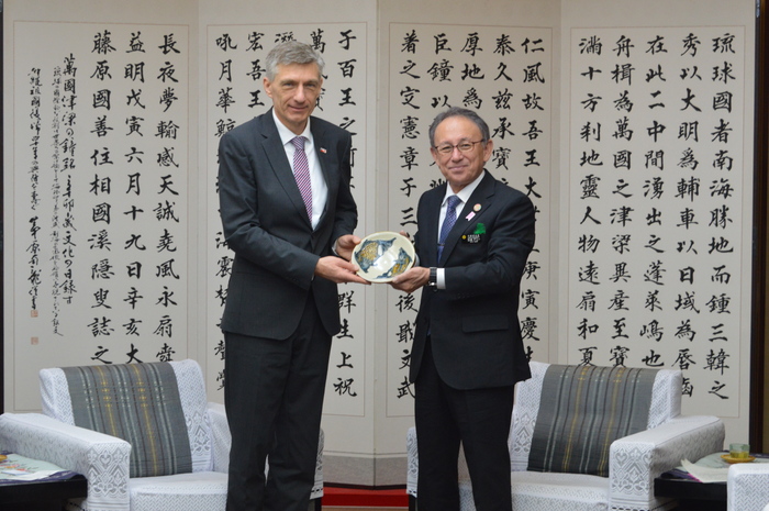 駐日チェコ共和国特命全権大使の知事表敬