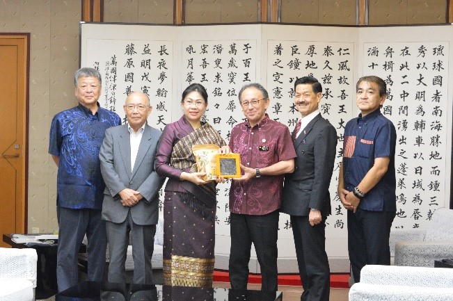 駐日ラオス人民民主共和国特命全権大使と知事