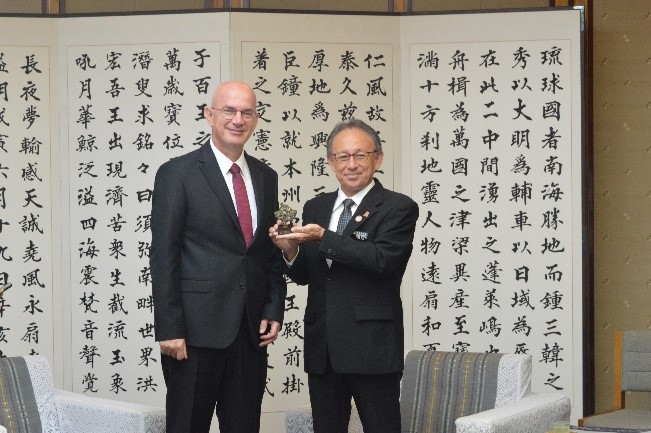 駐日コソボ共和国特命全権大使の知事表敬