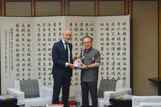 駐日欧州連合代表部特命全権大使の知事表敬