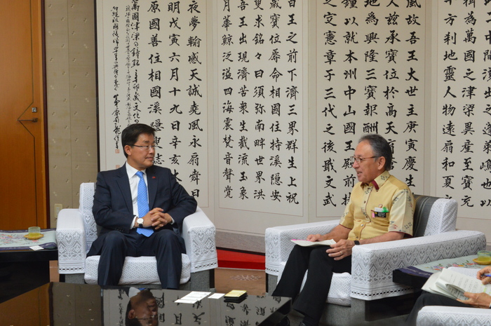 駐日大韓民国特命全権大使の知事表敬