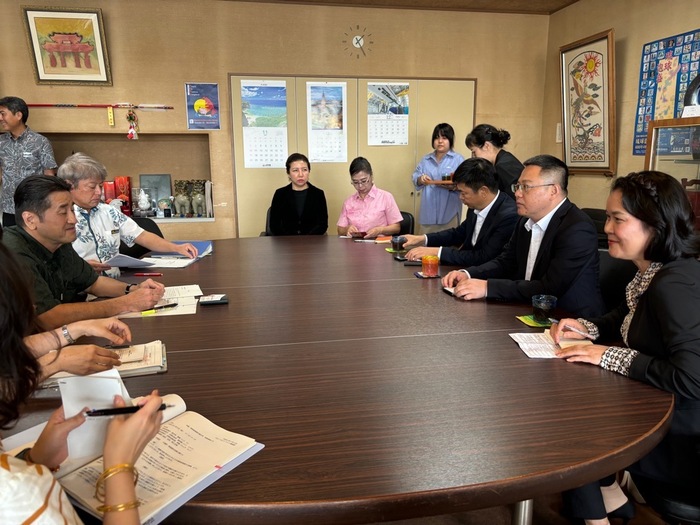 海南省商務庁副庁長の来県