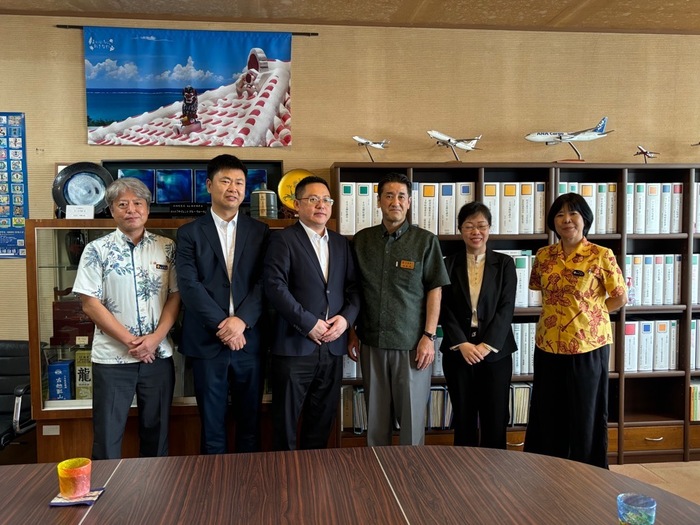 海南省商務庁副庁長の来県