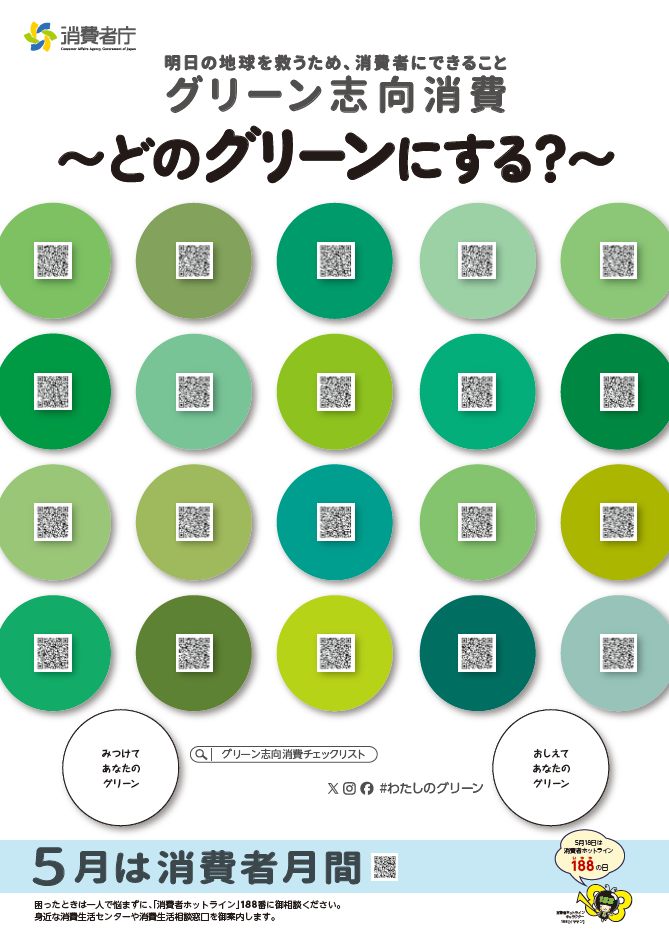 令和7年度消費者月間ポスター