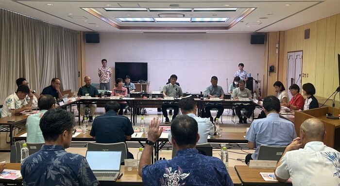 視察時集合写真