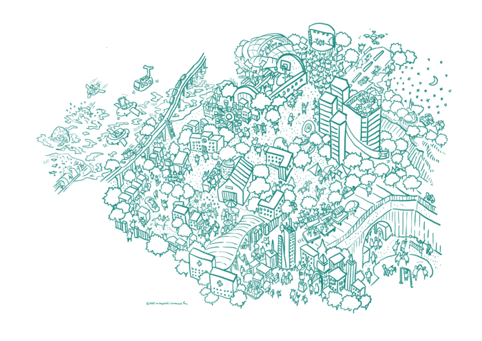 ライブドローイング（完成絵）