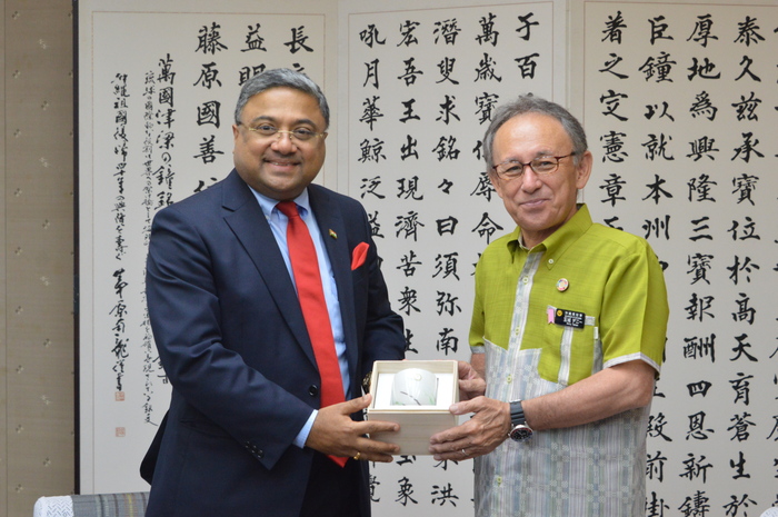 駐日インド特命全権大使の知事表敬